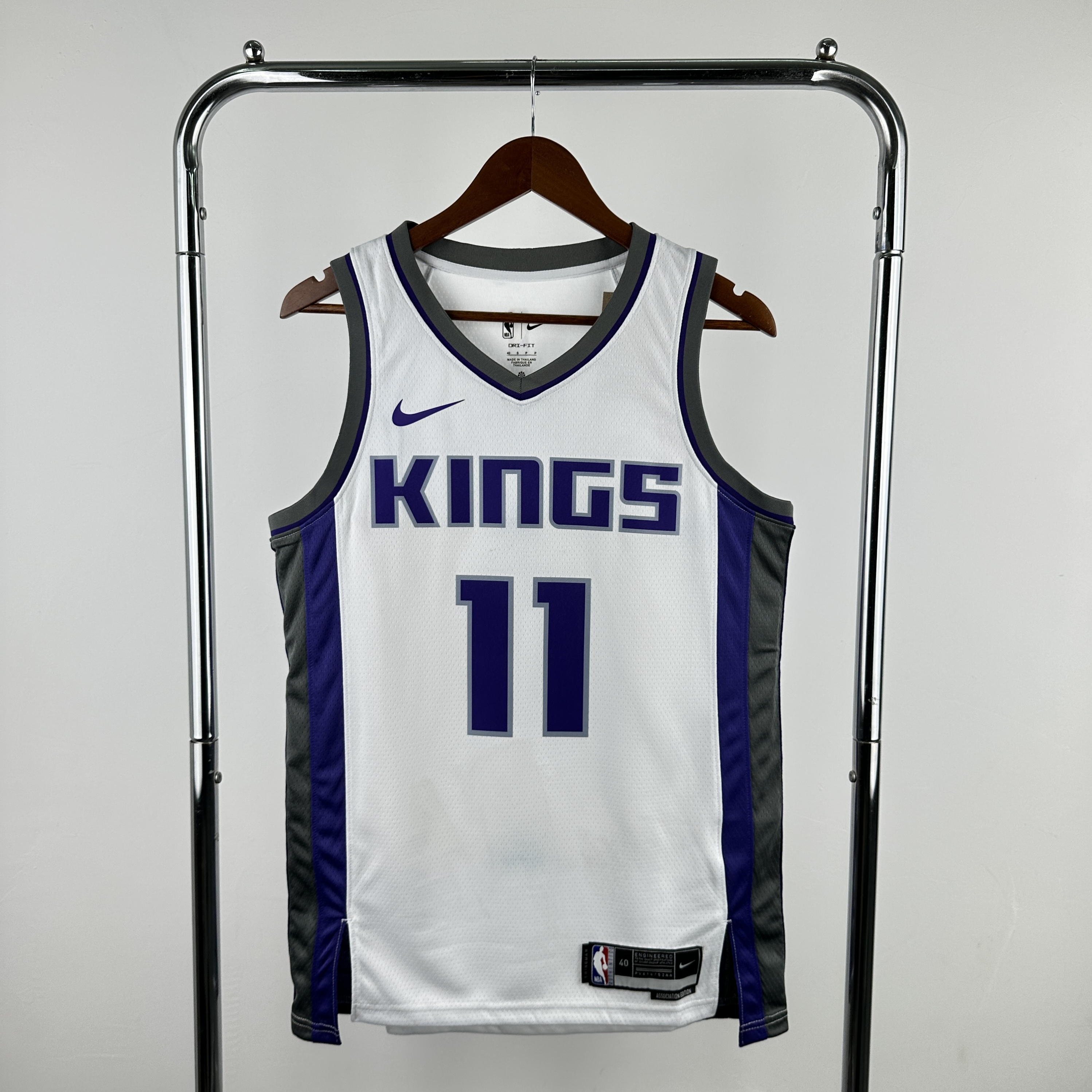 Men Sacramento Kings #11 Sabonis White Season Nike 2023 NBA Jersey